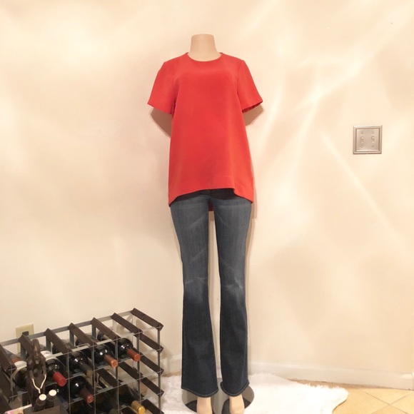 Madewell Orange Blouse - Picture 2 of 8